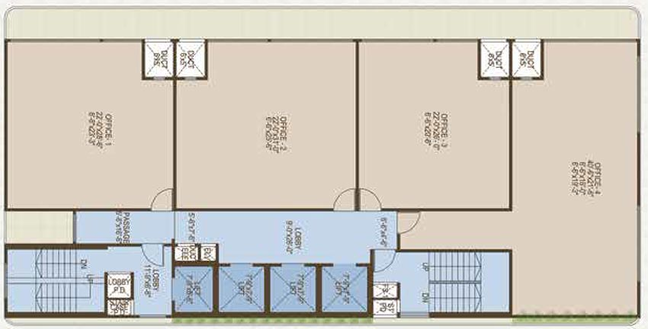 Floor Plan of Adyah EOS IT Park in Thane West, Thane - Image 269027