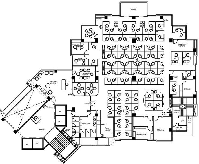 Floor Plan of Lohia Jain IT Park in Kothrud, Pune - Image 270517