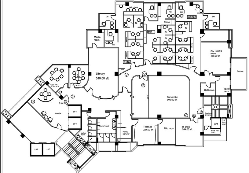 Floor Plan of Lohia Jain IT Park in Kothrud, Pune - Image 270516