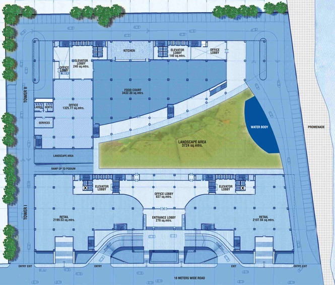 Master Plan of Godrej Waterside in Salt Lake, Kolkata - Image 309878