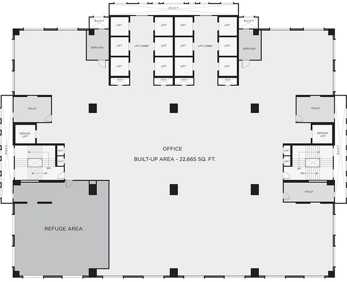 Floor Plan of Hiranandani Quantum in Thane West, Thane - Image 269604
