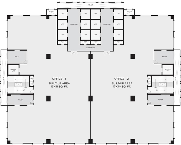 Floor Plan of Hiranandani Quantum in Thane West, Thane - Image 269605