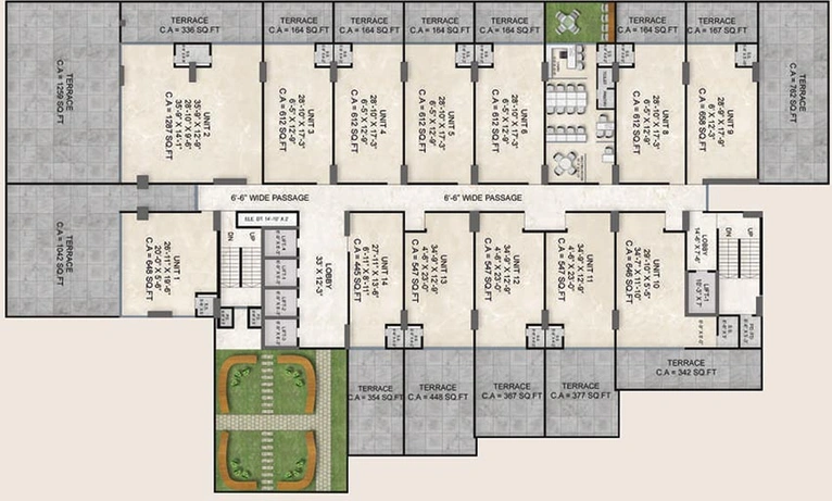 Floor Plan of Fenkin 9 in Thane West, Thane - Image 269296