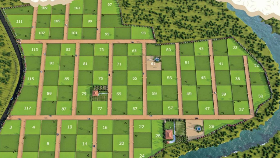 Master Plan of Isha Farms in Shikrapur, Pune - Image 366791
