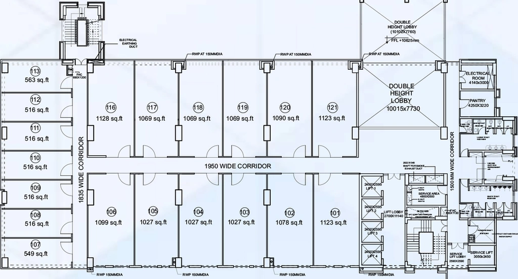Floor Plan of Assotech Business Cresterra in Sector 135, Noida - Image 303265