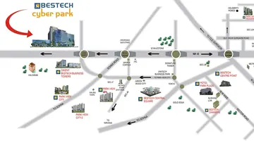 Location of Bestech Cyber Park - Image 362129
