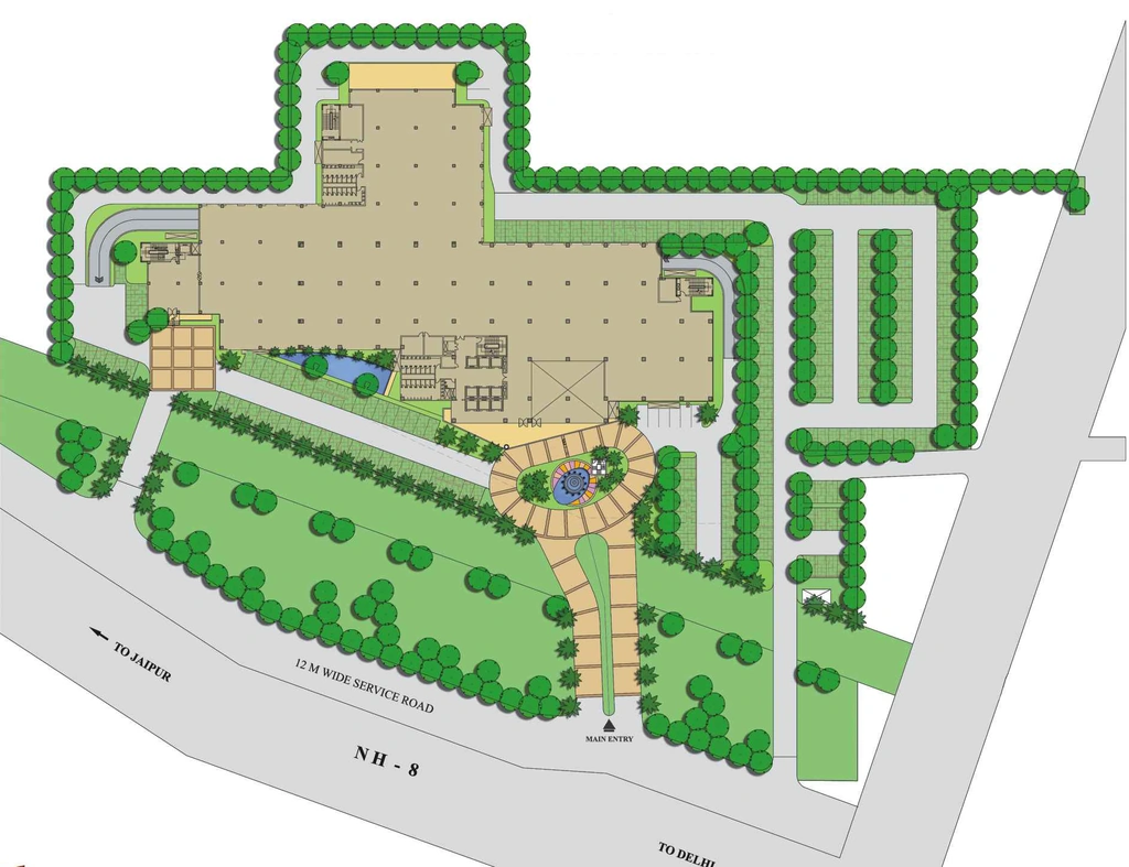 Master Plan of Bestech Cyber Park in Sector 36 A, Gurgaon - Image 362134