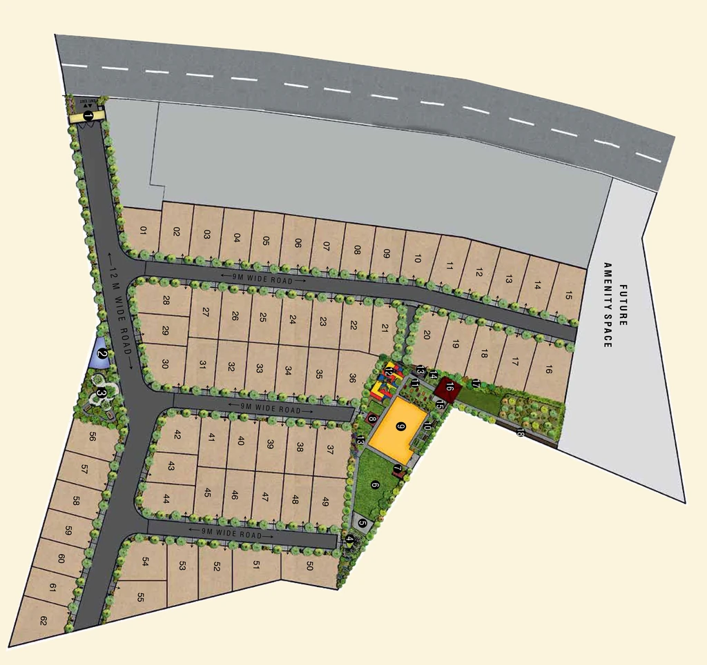 Master Plan of Naiknavare Avasa Meadows in Talegaon, Pune - Image 342137
