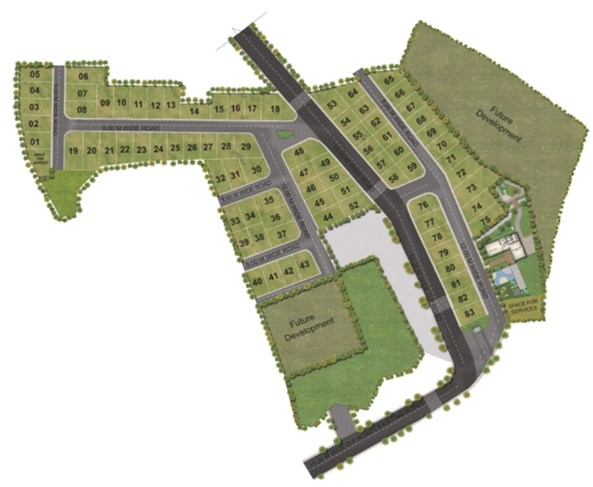 Master Plan of Paranjape Samara Hills in Varve Bk, Pune - Image 366807