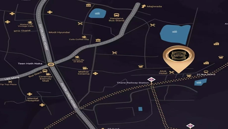 Location of Franklin Empire in Thane West, Thane - Image 269227