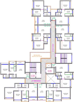 Floor Plan of Sea Crests Aloha in Palghar, Palghar - Image 19556
