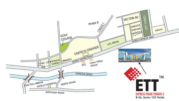 Location of Express Trade Towers 2 - Image 304659