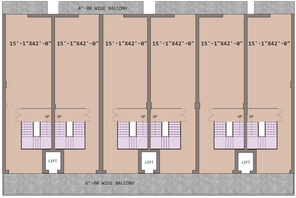 Floor Plan of Adore Fantasy Street in Sector 79, Faridabad - Image 362090