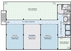 Floor Plan of Anukampa Fortune Heights in C Scheme, Jaipur - Image 315362