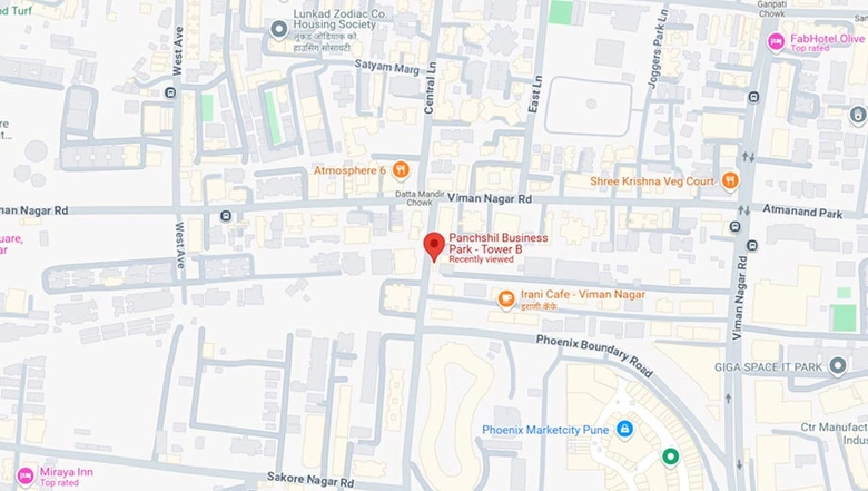 Location of Panchshil Business Park East in Baner, Pune - Image 270567