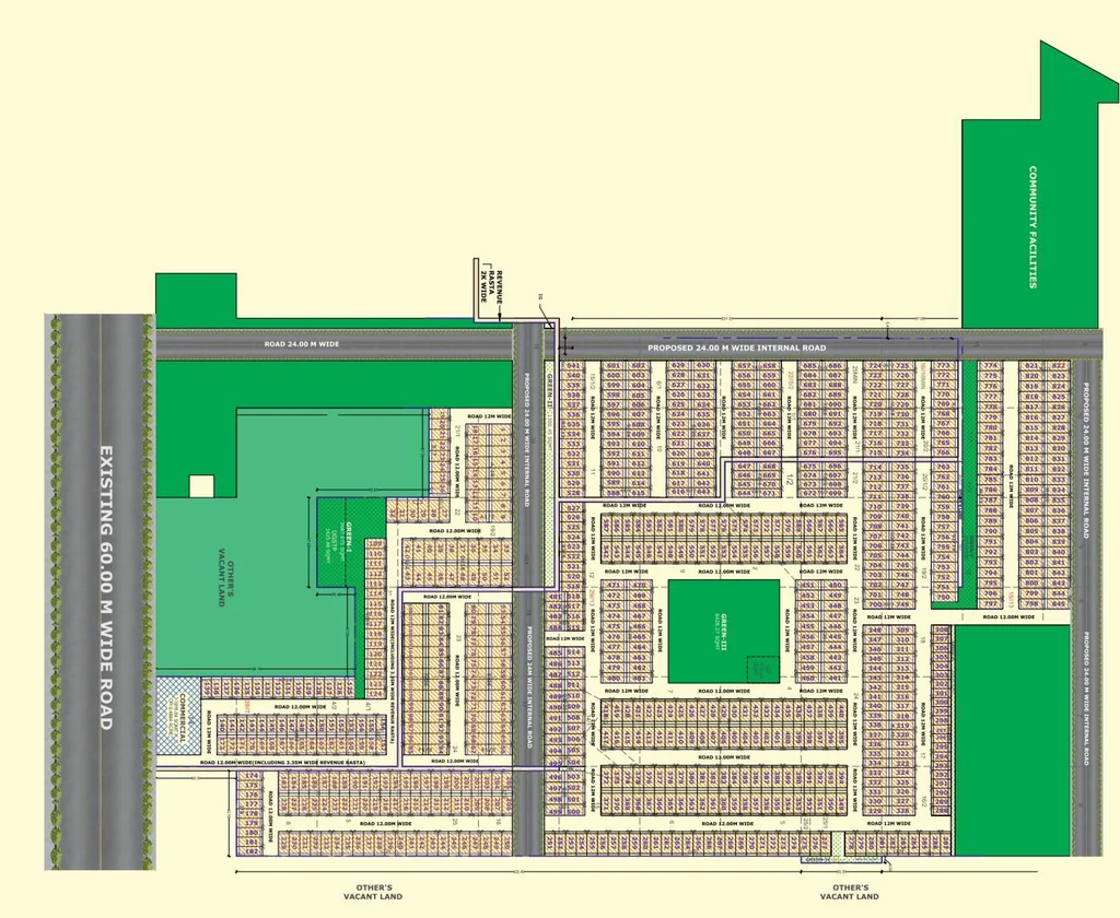 Master Plan of Prominent Swastik Greens in Manesar, Gurgaon - Image 341030