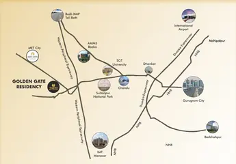 Location of Yashvi Golden Gate Residency 2 - Image 341045