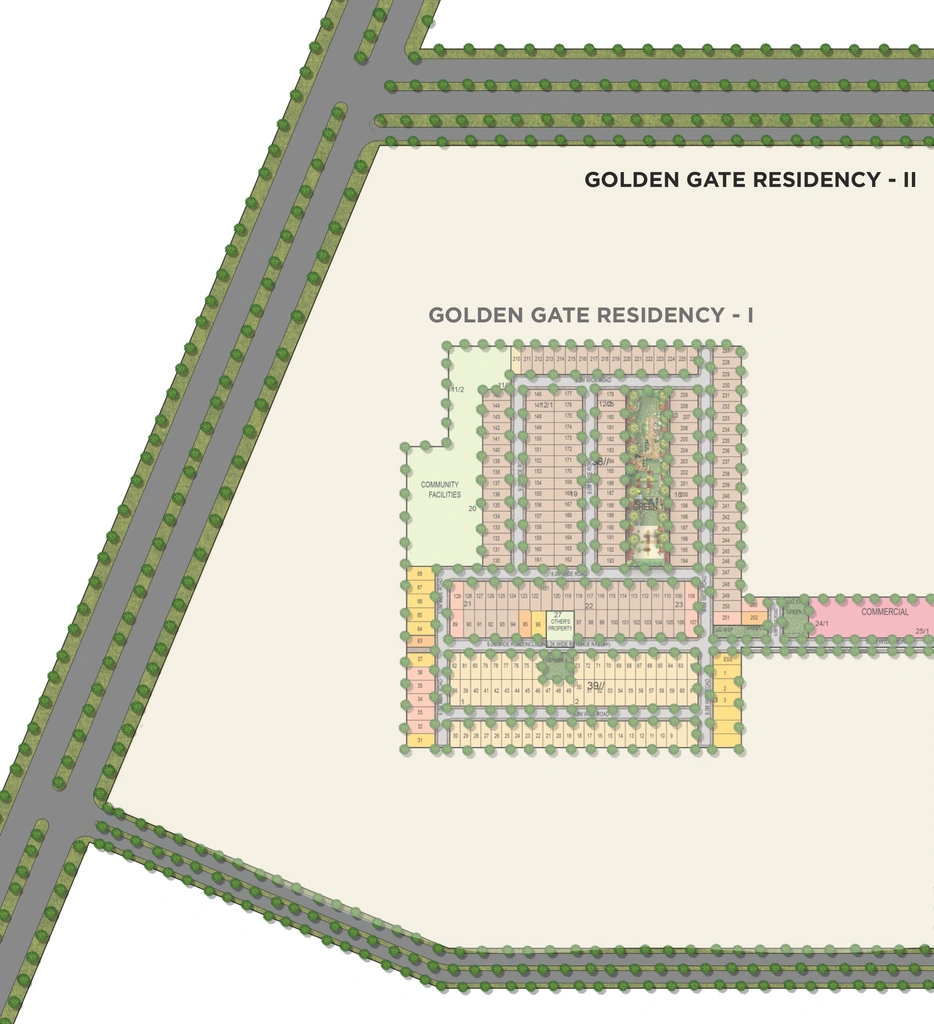 Master Plan of Yashvi Golden Gate Residency 2 in Sector 3, Gurgaon - Image 341046