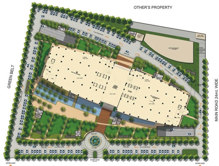 Master Plan of Advant Navis Business Park in Sector 142, Noida - Image 300857