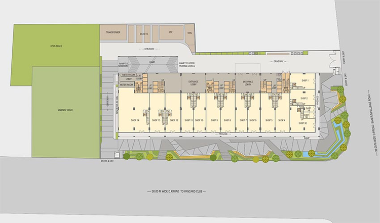 Master Plan of Amar Business Zone in Baner, Pune - Image 271202