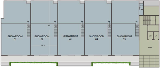 Floor Plan of Gulmohar Business Bay in Hinjewadi, Pune - Image 271723