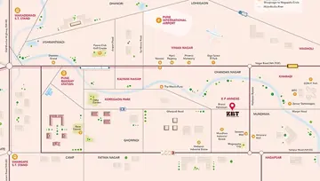 Location of KBT Kohinoor Business Tower - Image 271781