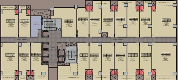 Floor Plan of Ceratec Tower 108 in Balewadi, Pune - Image 271665