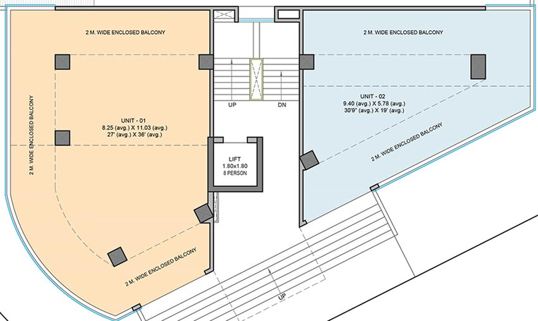 Floor Plan of Sujay Haute Capital in Baner, Pune - Image 271747