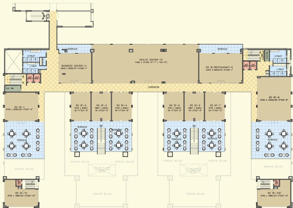 Floor Plan of ATS Bouquet in Sector 132, Noida - Image 300883