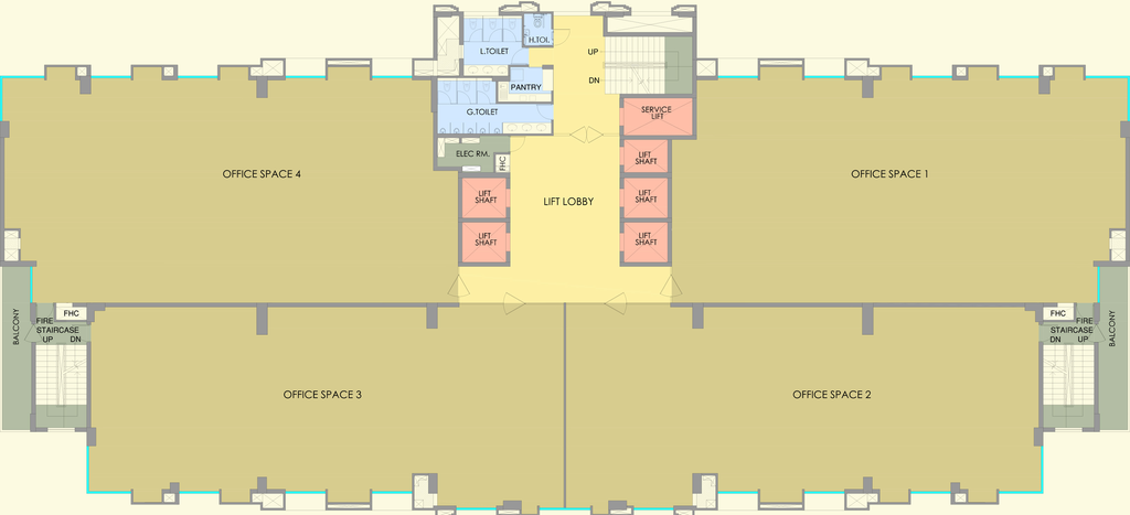Floor Plan of ATS Bouquet in Sector 132, Noida - Image 300881