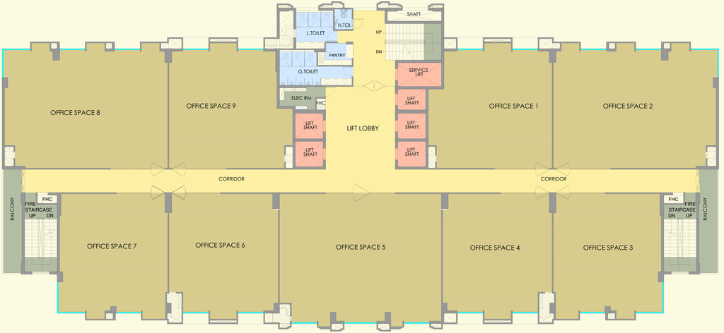 Floor Plan of ATS Bouquet in Sector 132, Noida - Image 300880