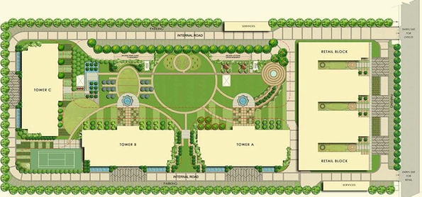 Master Plan of ATS Bouquet in Sector 132, Noida - Image 300879