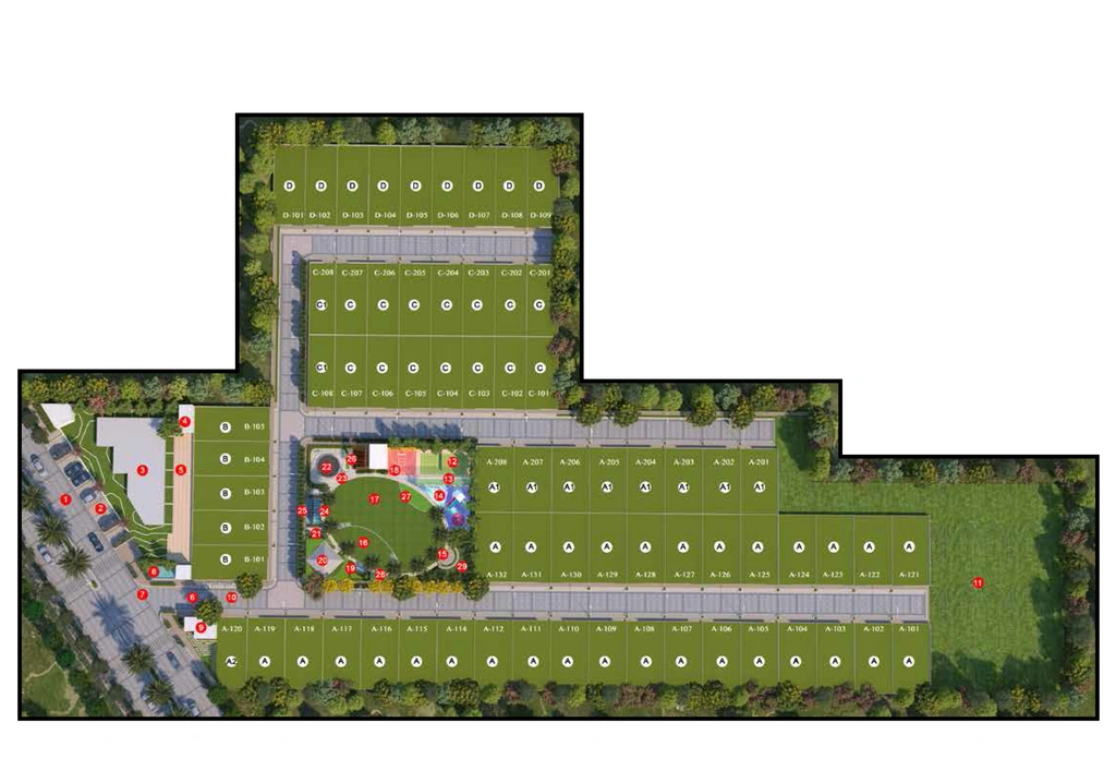 Master Plan of Adani Tatva Estates in Sector 99A, Gurgaon - Image 341077