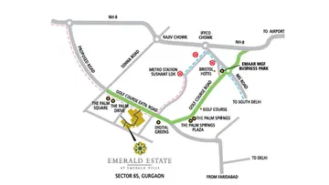 Location of Emaar Emerald Hills - Image 341211