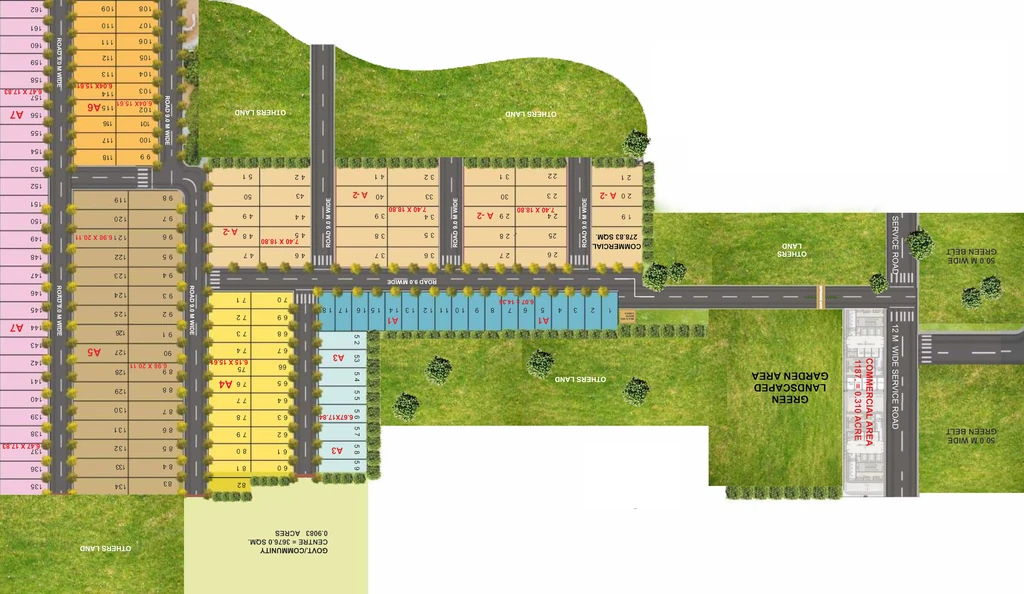 Master Plan of Pyramid Spring Valley in Sector 35, Gurgaon - Image 337044