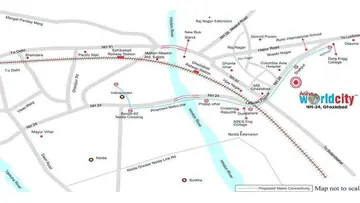 Location of Aditya World City - Image 365485