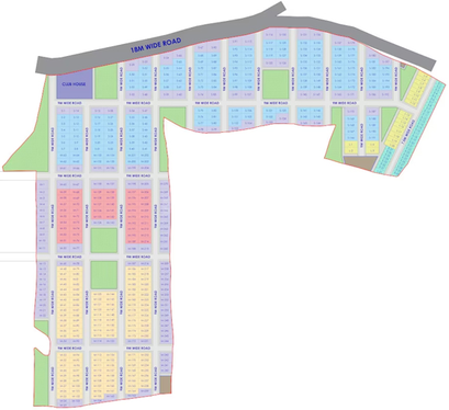 Master Plan of SMG Greens in Khandwa Road, Indore - Image 276782