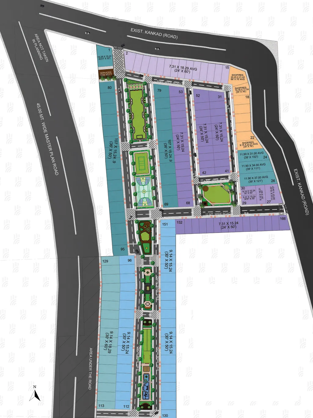 Master Plan of Emerald Gardenia in Mayakhedi, Indore - Image 276710