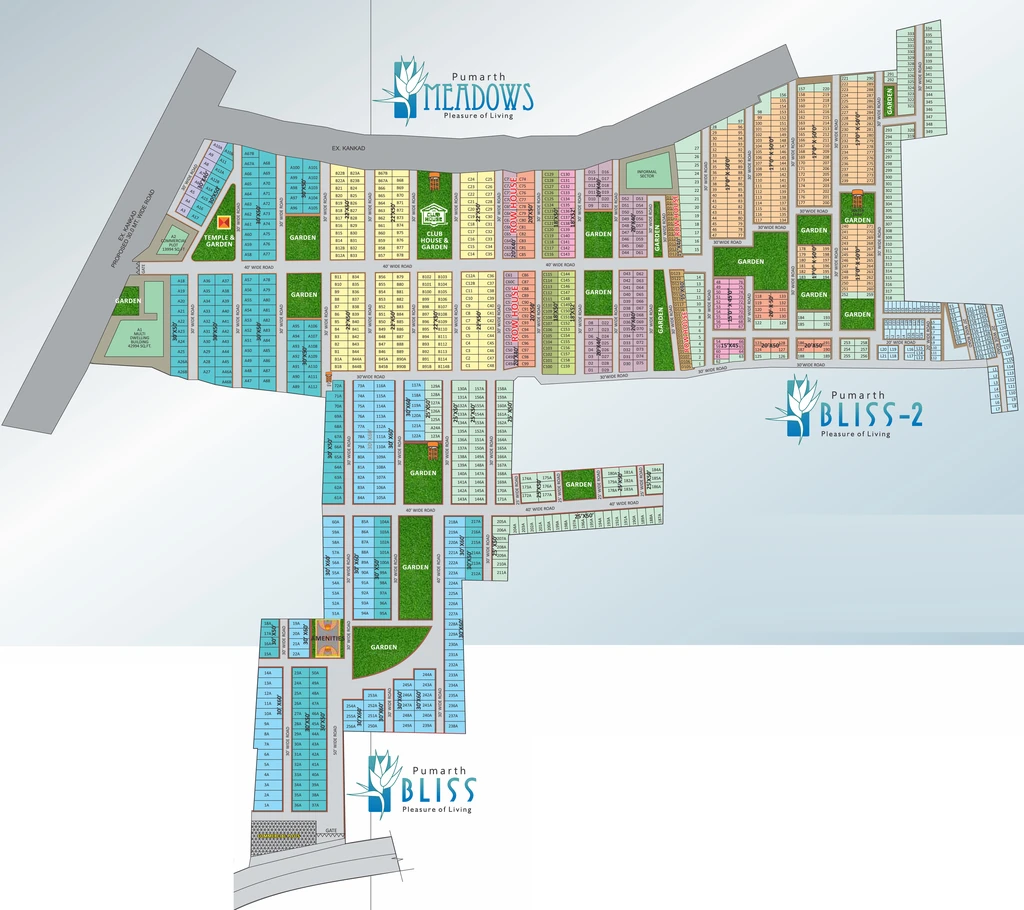 Master Plan of Pumarth Bliss 2 in AB Bypass Road, Indore - Image 276775
