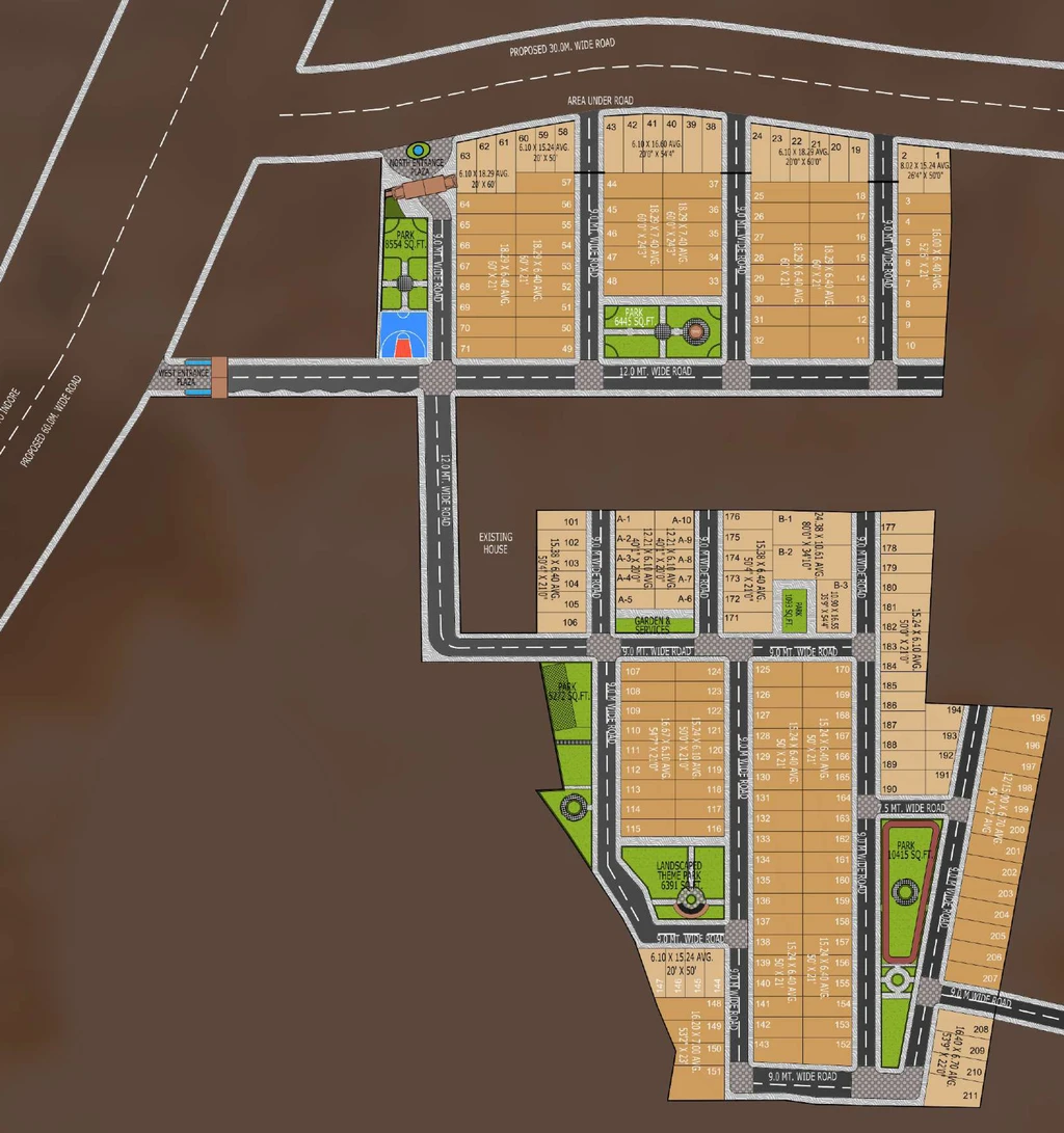 Master Plan of NM Pride in Talawali Chanda, Indore - Image 276760