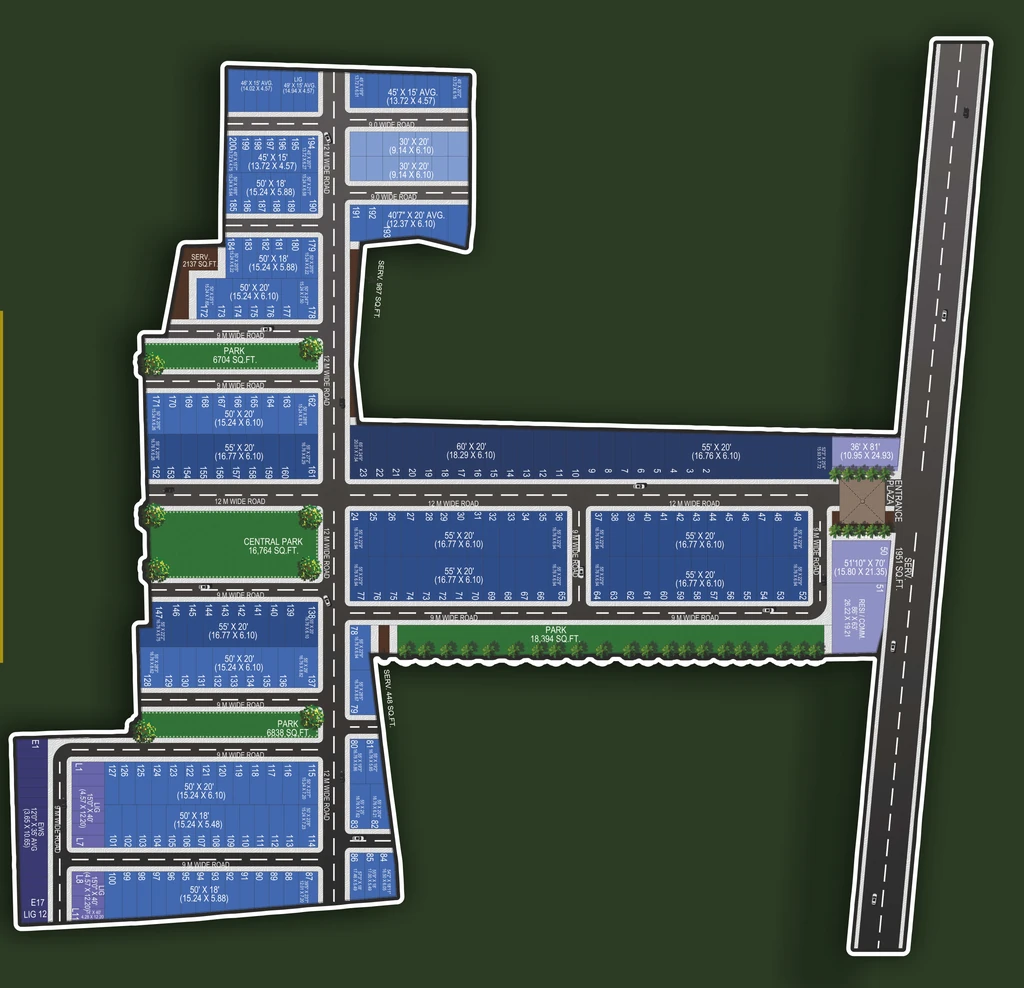 Master Plan of VKG Dev Bhumi in Dhabali, Indore - Image 336239