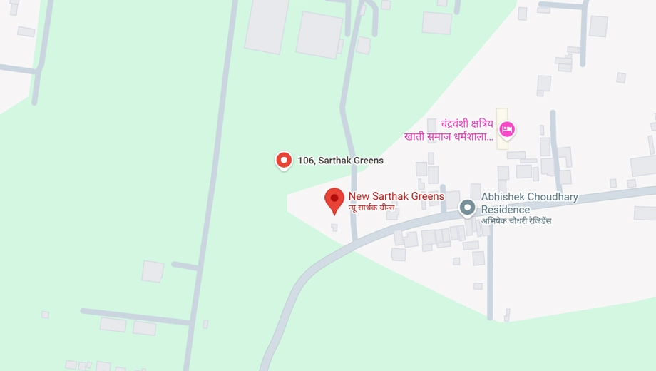 Location of Sarthak Greens in Rau, Indore - Image 336261