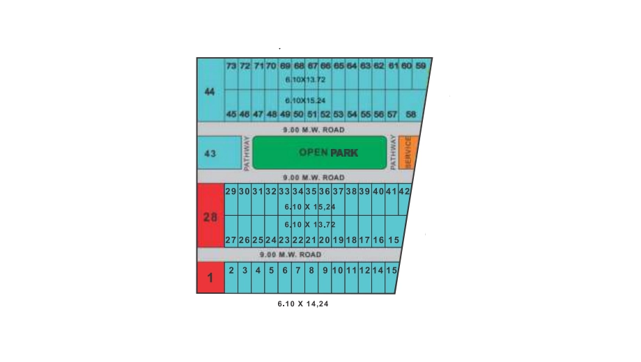 Master Plan of Omaxe Garden Homes in Mayakhedi, Indore - Image 361935
