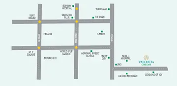 Location of Sunil Valencia Greens - Image 361698