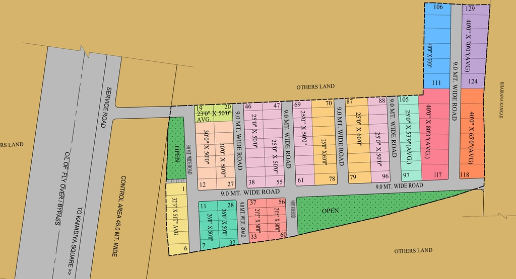 Master Plan of Oscar Pride in Kanadia Road, Indore - Image 361833