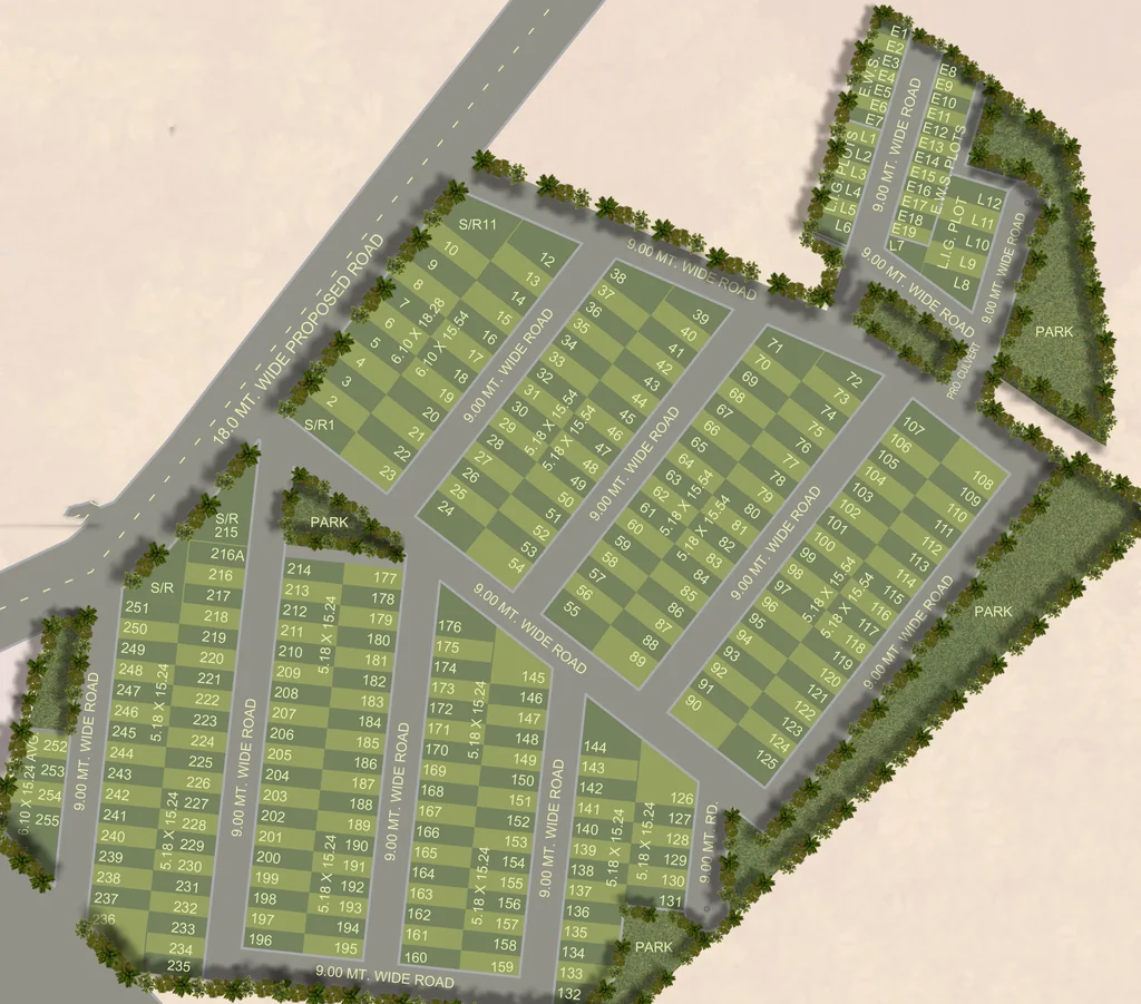 Master Plan of Laabham Hills in Rangwasa, Indore - Image 362196