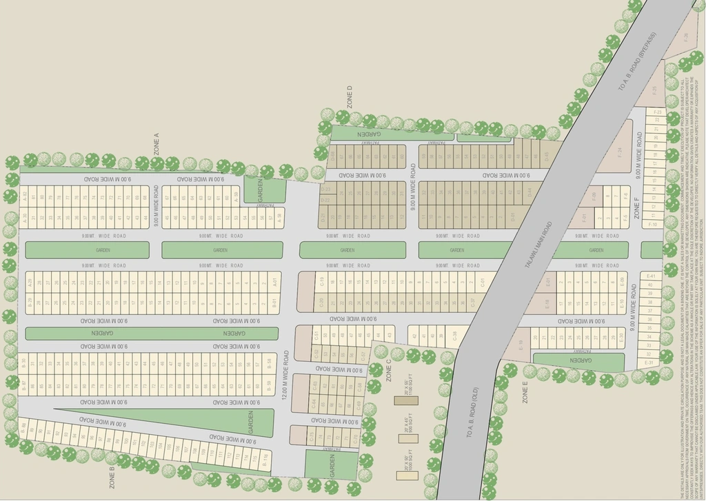 Master Plan of Skye Luxuria Greens in Talawali Chanda, Indore - Image 318932