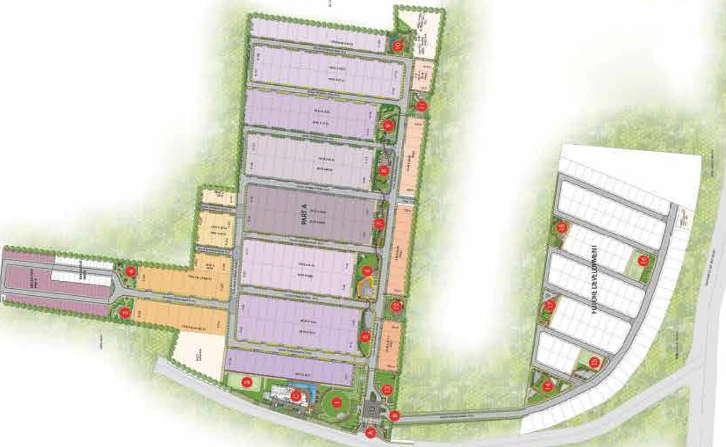 Master Plan of Emaar Continental City in Super Corridor, Indore - Image 335208