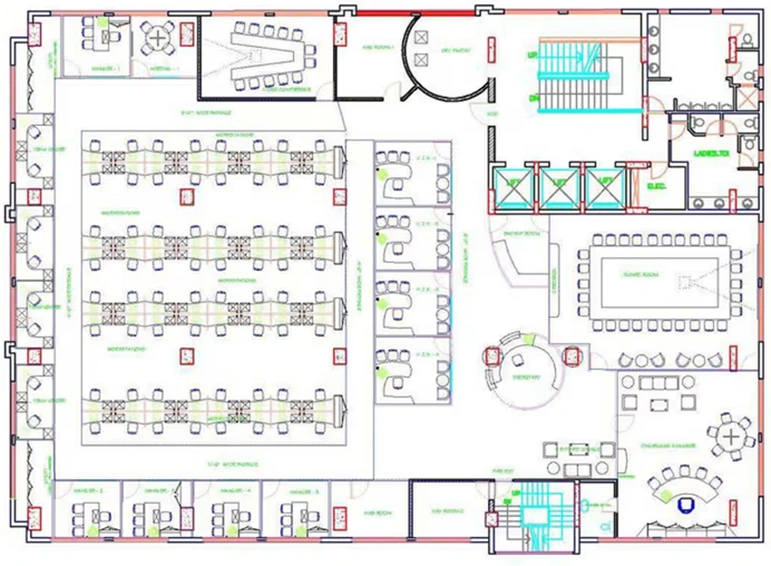 Master Plan of Ashoka Raghupathi Chambers in Begumpet, Hyderabad - Image 311463