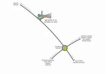 Location of Abhinav Aadhaar City - Image 336900